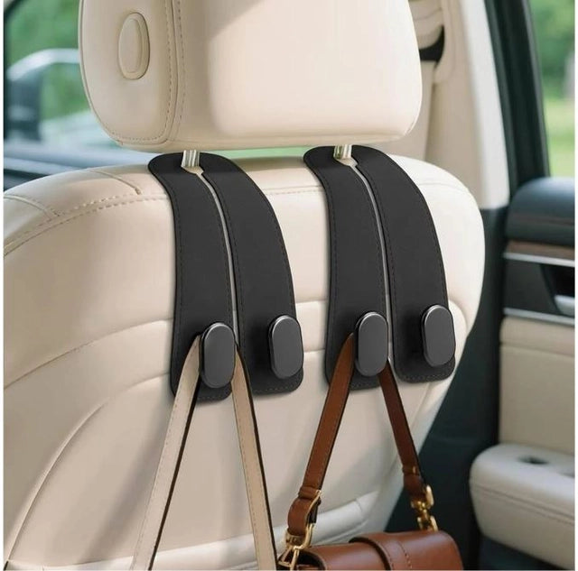 Car Headrest Hooks for Bags & Handbags – Pack of 2
