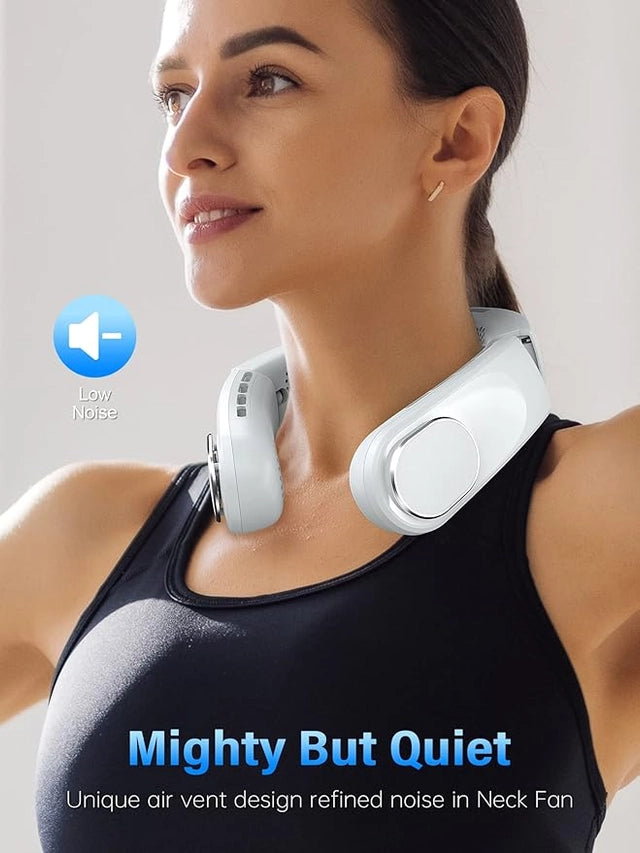 Foldable Portable Neck Fan with 5200mAh Battery